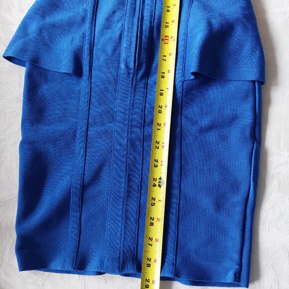 Marciano Bandage Mini Blue Dress, XS - Picture 8 of 8